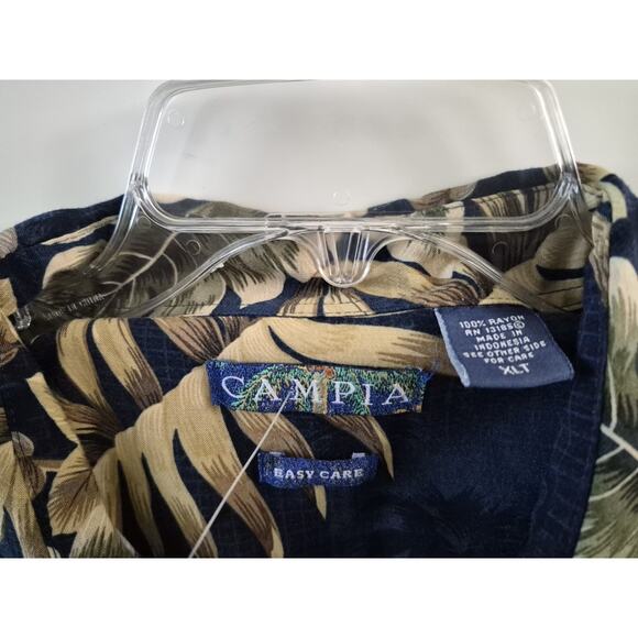 Hawaiian Shirt Men Campia XLT - Picture 2 of 2